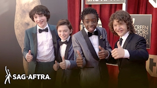 Red Carpet Interviews: SAG Awards® 2018 | Denzel Washington, Millie Bobby Brown, Emma Stone & More