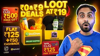 Tata Cliq 100% Discount Loot Canera Bank X Tata Cliq Loot Dealshare Rs.0 Loot Bigbasket Loot