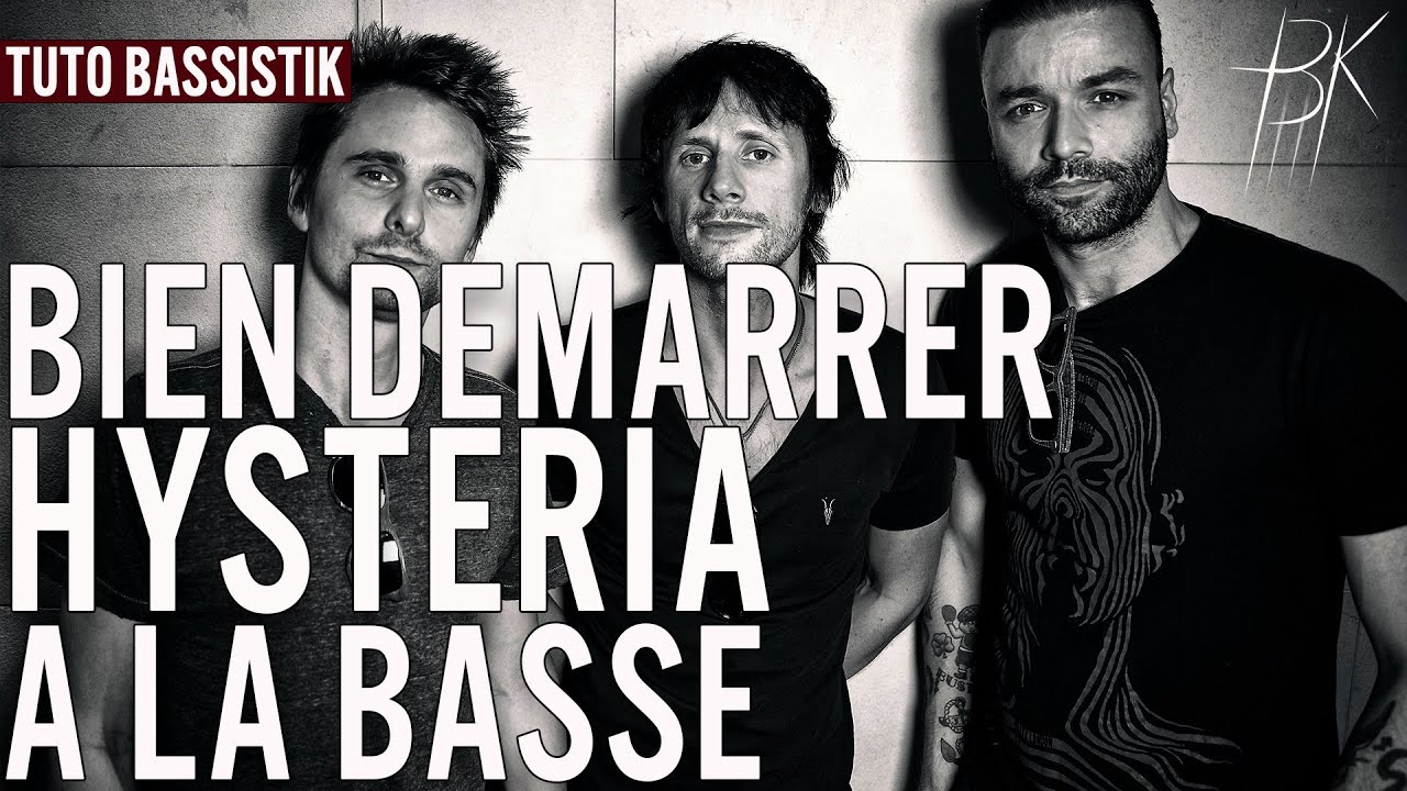 Dmystifier HYSTERIA de MUSE  la basse dbutants inclus