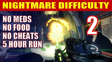 Prey Walkthrough NIGHTMARE DIFFICULTY - Banzai Survival Run (NO MEDS, NO FOOD) - Part 2