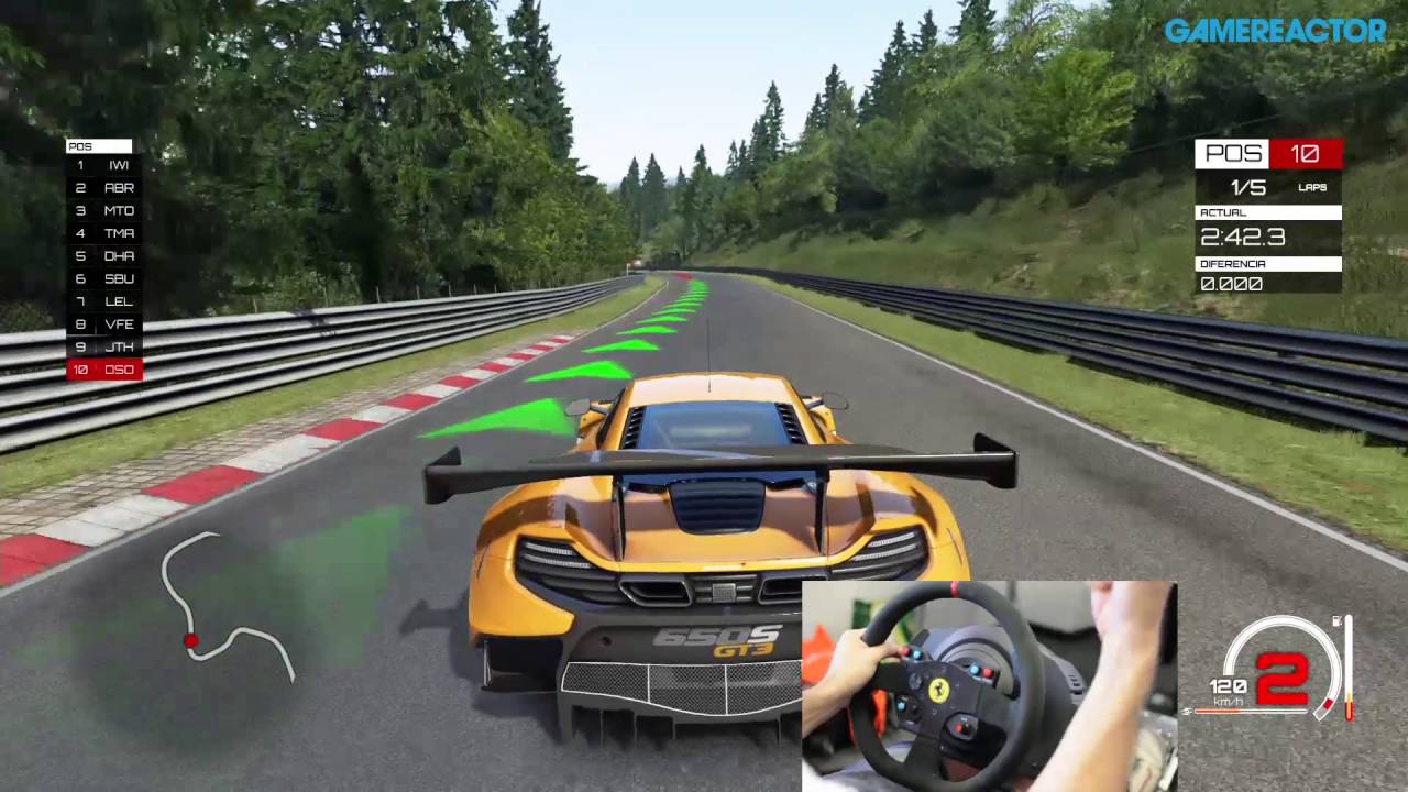 Assetto Corsa - McLaren 650s GT3 Nordschleife PS4 Gameplay - YouTube