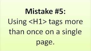 Celebrity 10 common SEO mistakes Wealth