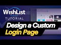 Design a Custom Login Page with WishList Member