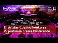 Eirovzijas dziesmu konkursa 2 pusfinla preses konference