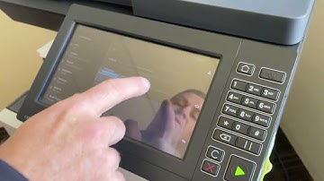 How to do a Scan-to-Email on a Lexmark XC , CX, MX Series