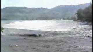 Tsunami surges into Kamala Beach, Phuket, Thailand