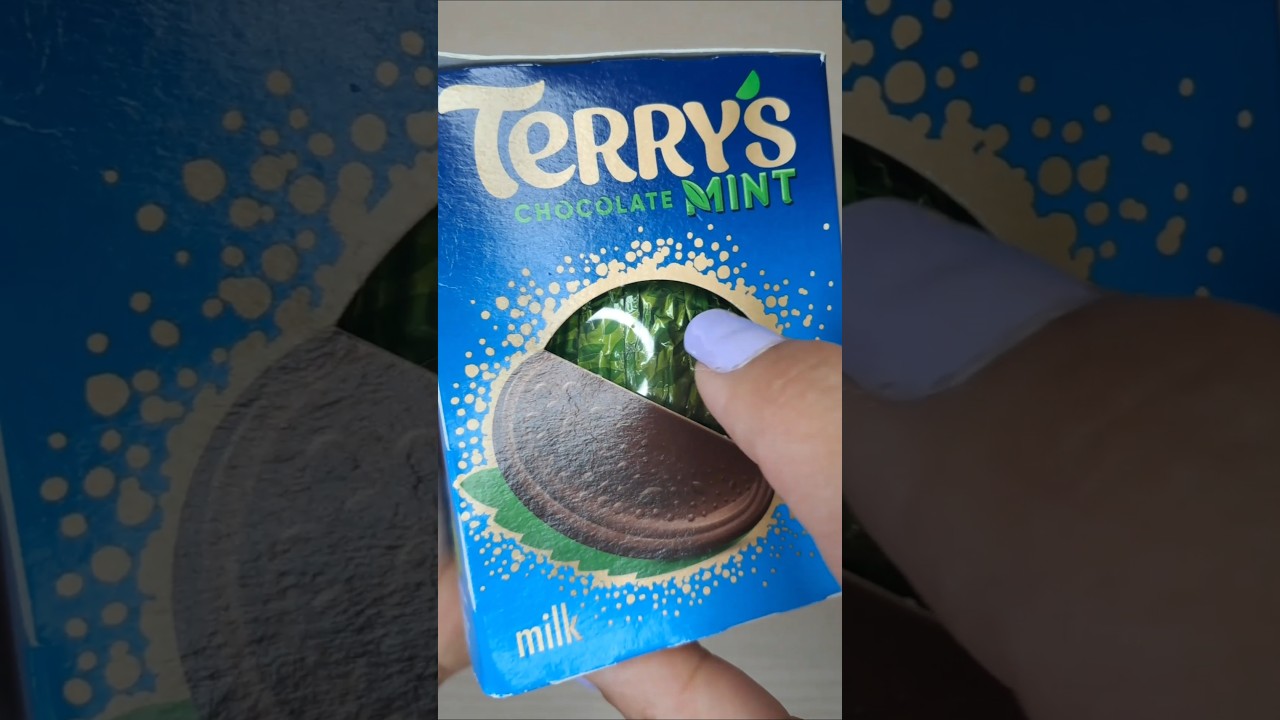 Filling Platter with Terry's Chocolate Mint | asmr 🍫🍃