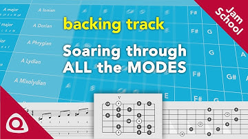 Backing Track - Soaring though ALL the MODES