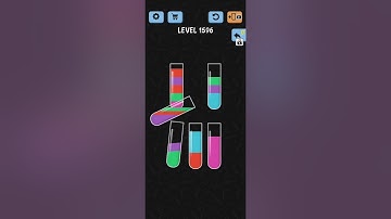 Water Color Sort Level 1596 1597 1598 1599 1600 WalkThrough Solution Gameplay