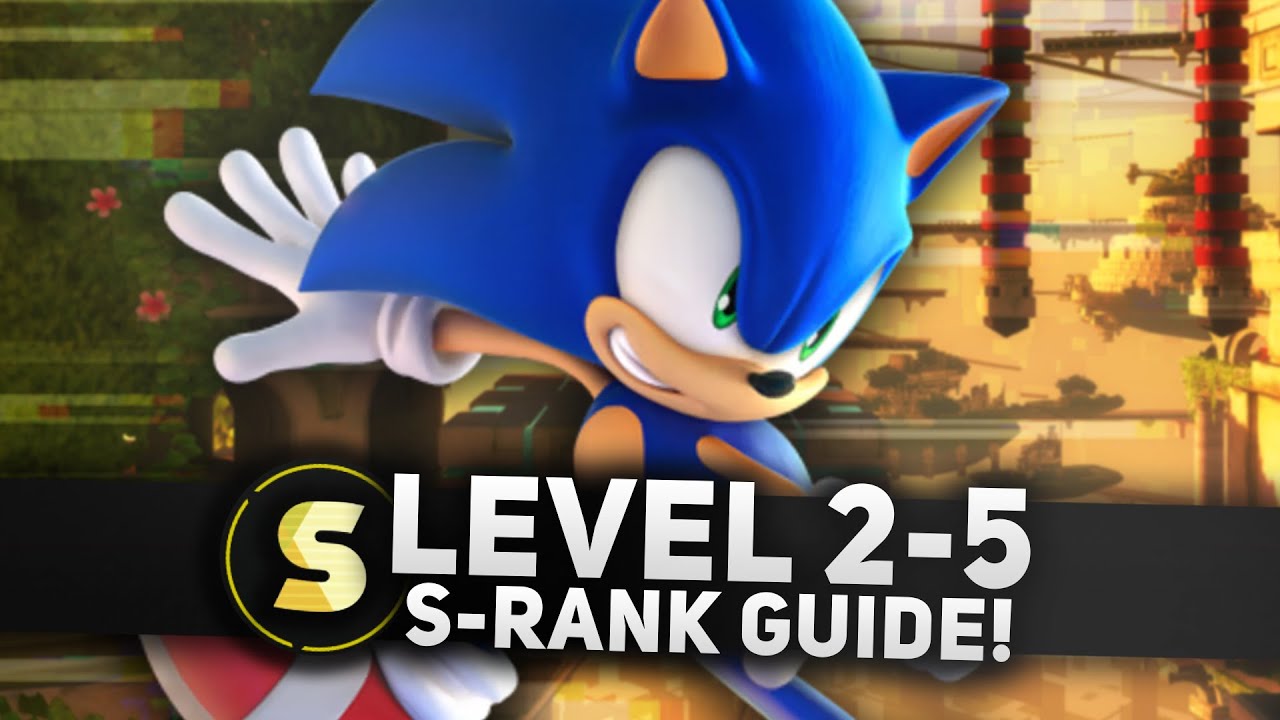 Sonic Frontiers - Cyberspace Level 2-5 S-Rank Time Guide (4K/60FPS)