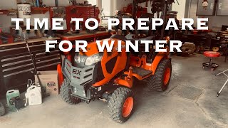 #155 GETTING THE KUBOTA BX2380 READY FOR WINTER! + STICKER TIME. by Orange is my New Green 1,342 views 6 months ago 26 minutes