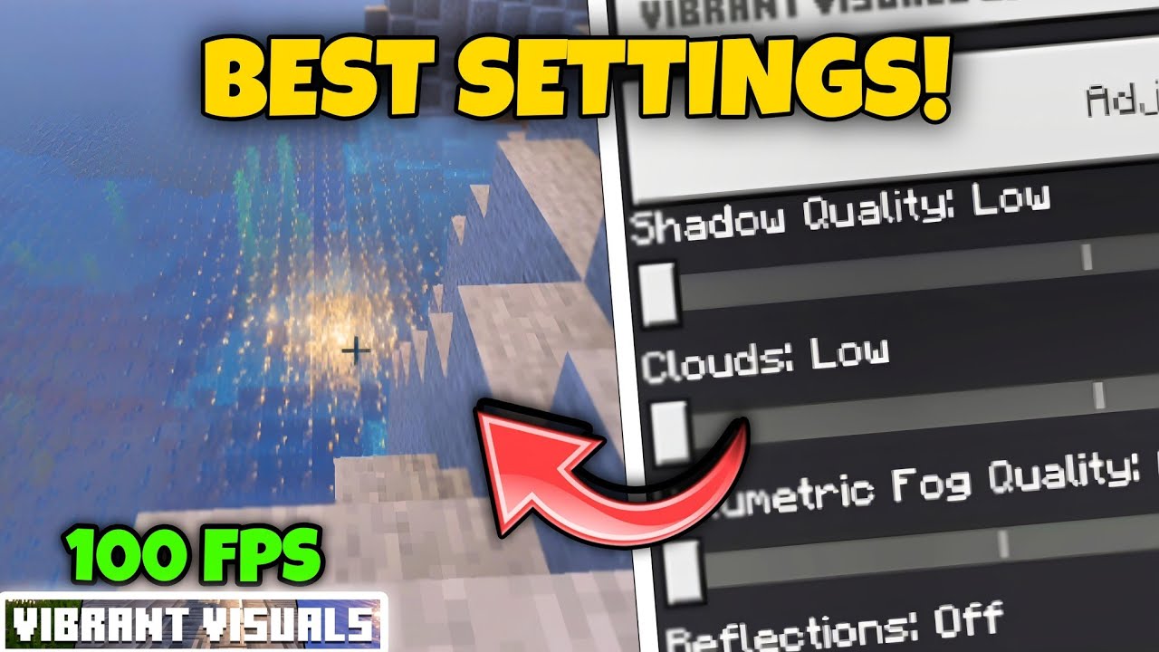 BEST Settings For VIBRANT VISUALS in the NEW Minecraft Update 1.21.90 ...