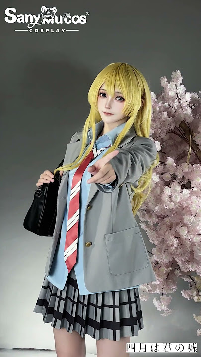 🌸Anime Your Lie in April Cosplay Kaori Miyazono Cosplay Costume🌸#Your Lie in April#Kaori Miyazono