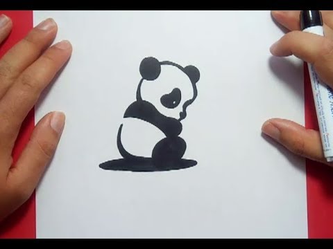 Como dibujar un oso panda paso a paso 2 