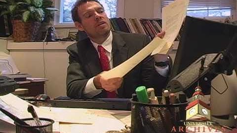 Introduction to University Archives -- Rare Documents, Letters and Relics