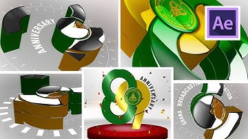 Create 3D Logos Easily in After Effect (3d extruder) Tutorial