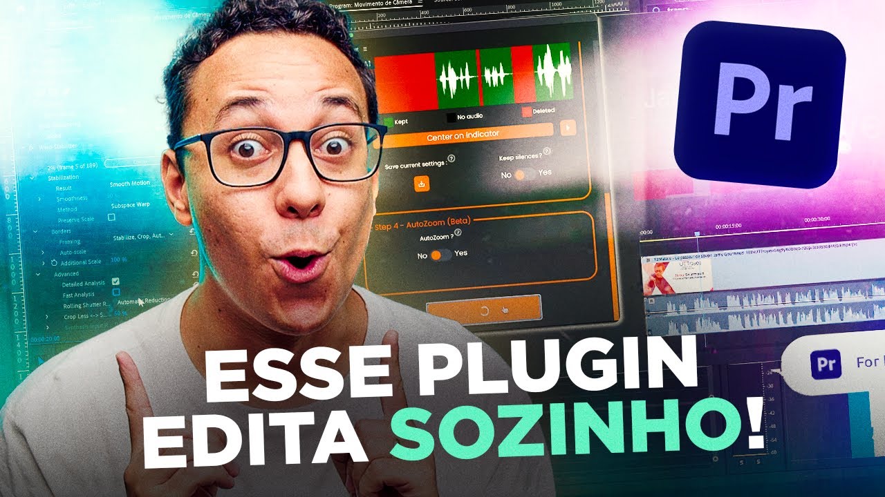 Esse PLUGIN REMOVE SILÊNCIO e faz CORTES AUTOMÁTICOS no Premiere!