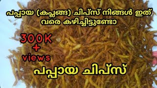 പപ്പായ ചിപ്സ്/HOW TO MAKE PAPAYA CHIPS/കപ്ലങ്ങ ചിപ്സ്