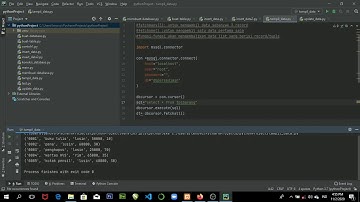 Menghapus data dalam database dengan bahasa python