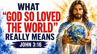 John 3:16: The Greek Meaning of "God So Loved the World" Most Christians Miss