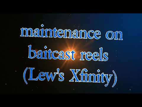 Quick Baitcast Reel Maintenance (Lew's Xfinity) 