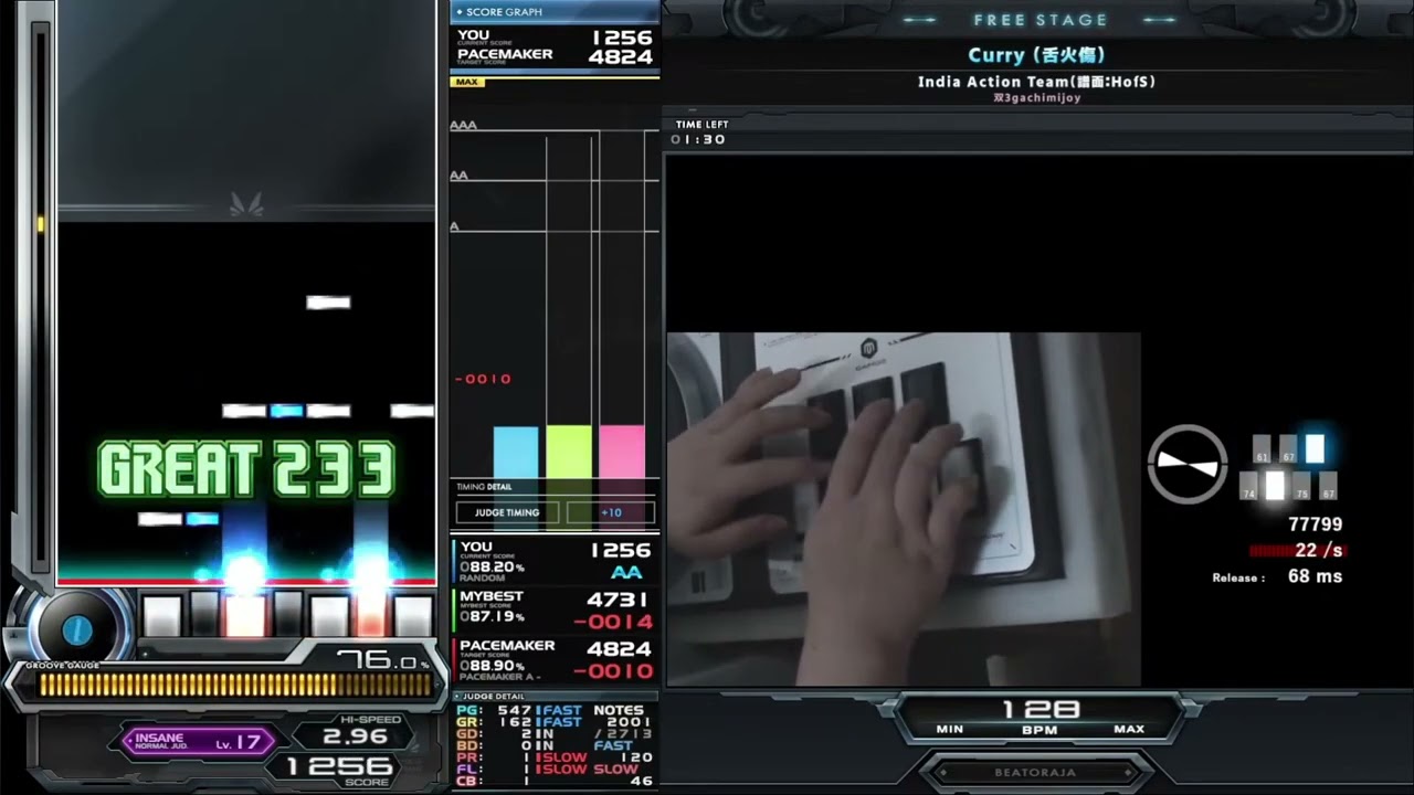 双3 Curry (舌火傷） HARD CLEAR｜発狂BMS