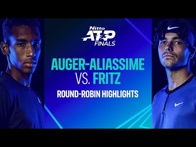 Taylor Fritz vs. Felix Auger-Aliassime Highlights | #NittoATPFinals