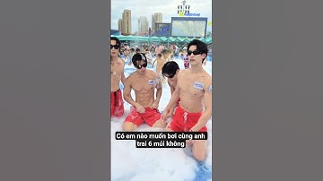 Có em nào muốn đi bơi cùng anh trai 6 múi không #mêtraiđẹp #handsome #muscle #short #traidep