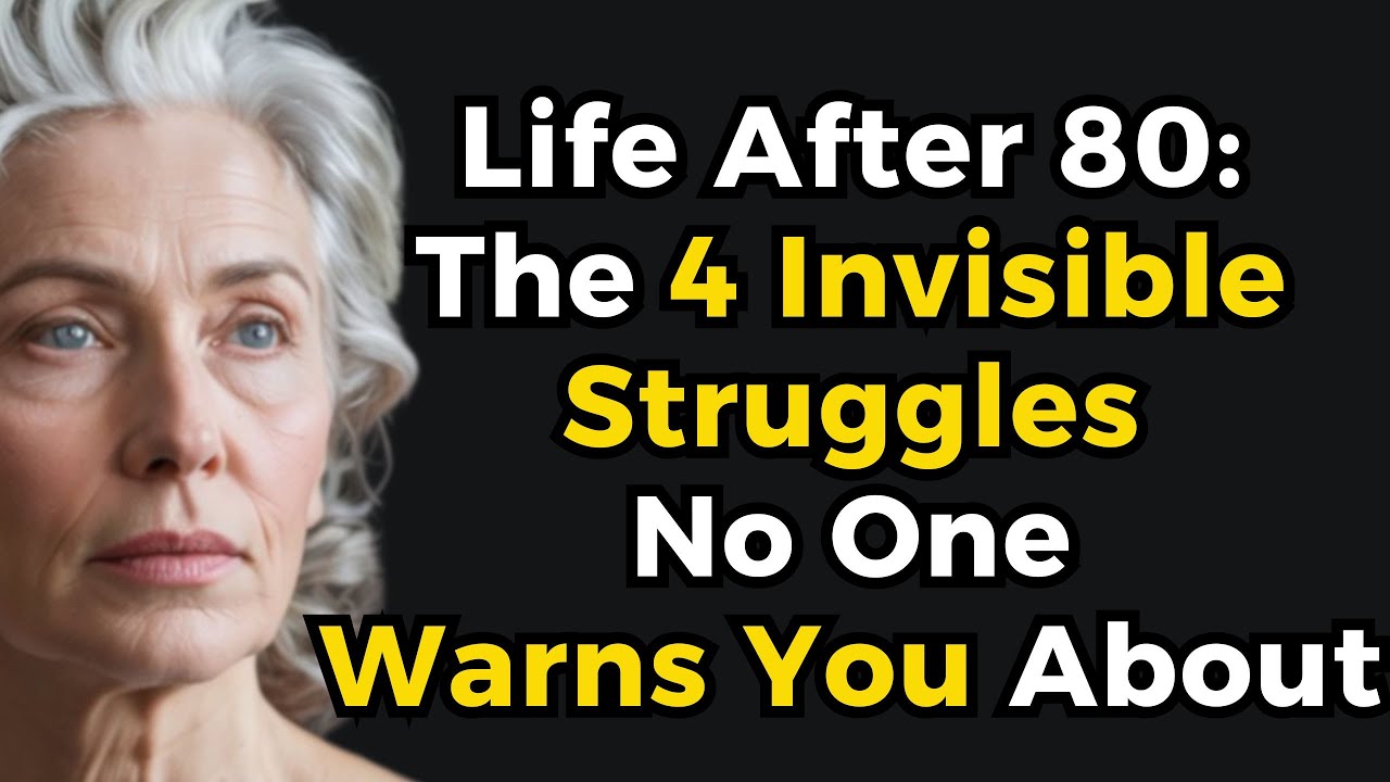 Life After 80: The 4 Invisible Struggles No One Warns You About | Elderly Wisdom