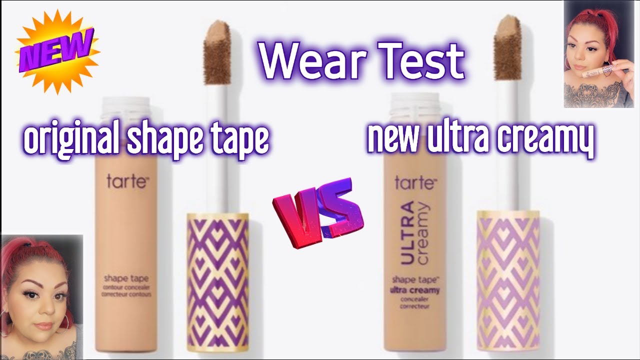 📢 NEW Tart Shape Tape ULTRA creamy concealer vs original shape tape