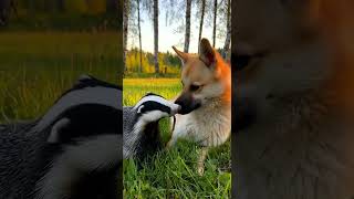 El perrito encontró algo extraño en el lodo...