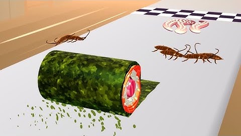 Sushi Roll 3D - ASMR Food Game - All Levels Gameplay Android, iOS