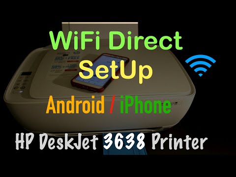 HP DeskJet 3638 WiFi Direct SetUp, review !!