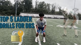TOP 5 AGILITY LADDER DRILLS FOR DBS