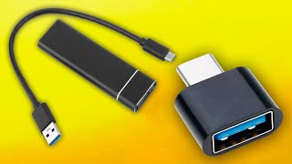 Как подключить M.2 SSD на ноутбук через USB-Type-C OTG.Подключение внешнего жесткого диска USB-C