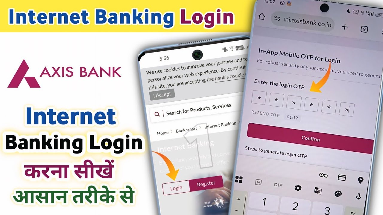Internet Banking Login Kaise Kare Axis Bank | How To Login Axis Bank ...