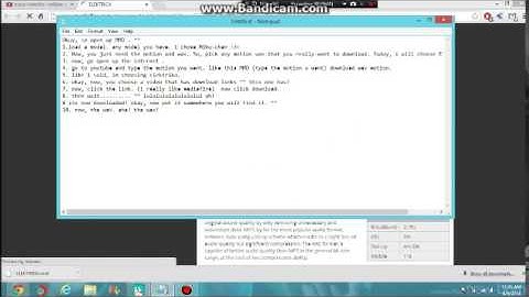 MMD Tutorial For beginners Motion/ wav