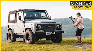 Project Spirit: 5.8ltr GM L83 v8 Land Rover Defender 90 Sales Shoot || Mahker 4x4