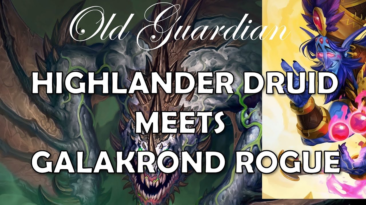 Highlander Druid meets Galakrond Rogue (Hearthstone Ashes of Outland)
