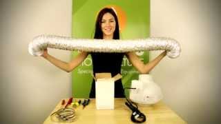 How to install RUCK Fan, Carbon Filter and Ducting in Grow Tent | Greens  Hydroponics Tutorial