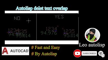 how to delete overlap text command