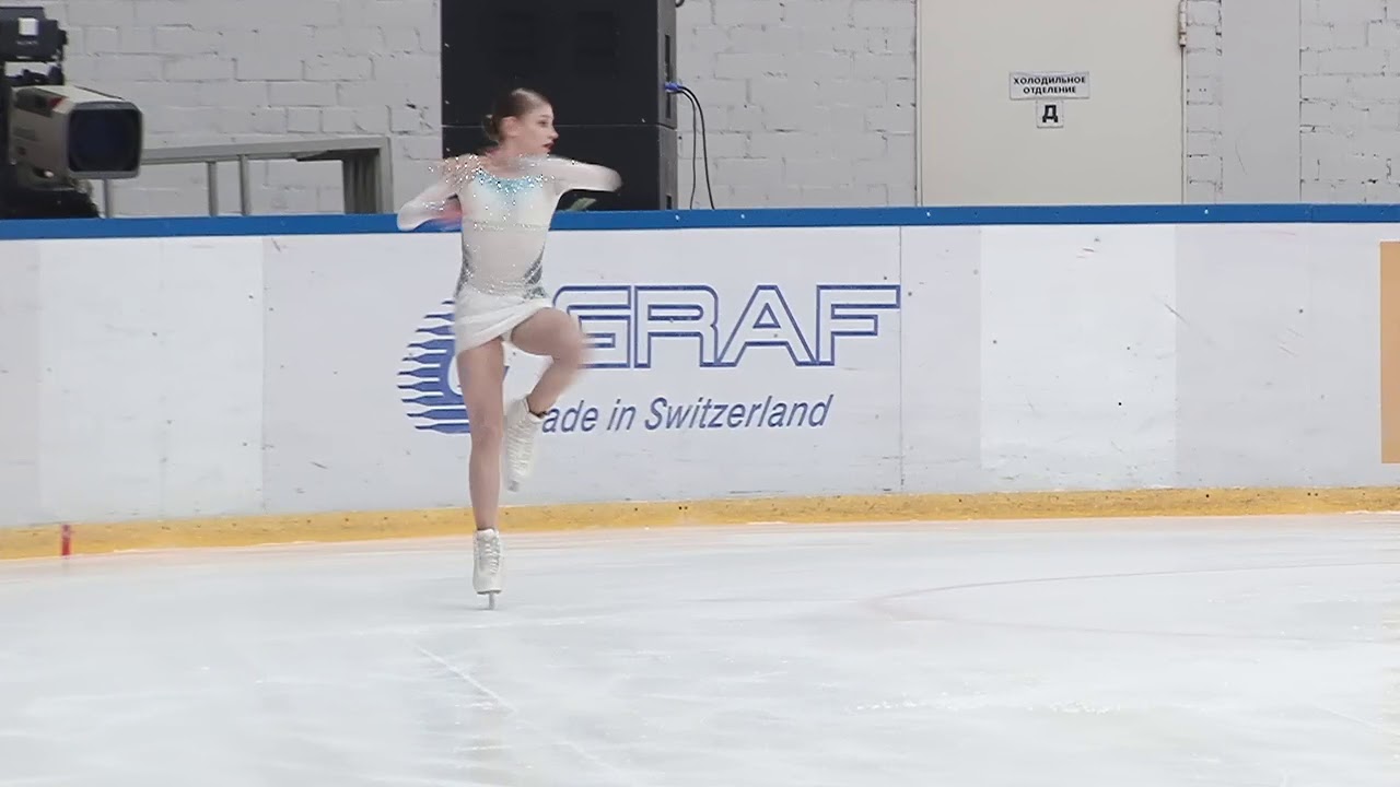 Первенство России среди юниоров 2019 Дeвушки Короткая программа 12# Алёна КОСТОРНАЯ  МОС