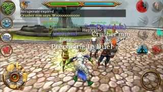Celtic Heroes PVP Lvl 45 Druid VS Lvl 40 Warrior - Epic heals!