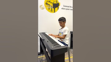 🎹✨ Talent in Action! ✨🎶Our amazing student showing off his piano skills at Sticks ‘n’ Strings.