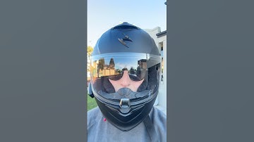 Testing ways to make a clear visor look cool