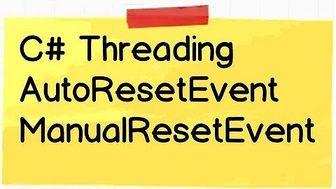 c# (Csharp) Threading Interview questions :- What is AutoResetEvent and ManualResetEvent ?