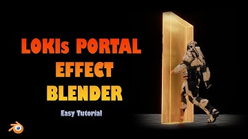 HOW TO MAKE LOKIS PORTAL EFFECT IN BLENDER EEVEE || TVA PORTAL EFFECT IN BLENDER