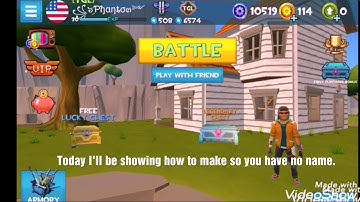 How To Have no Name in Rocket Royale (glitch)