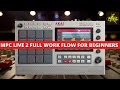 Akai mpc live 2  full workflow instructional