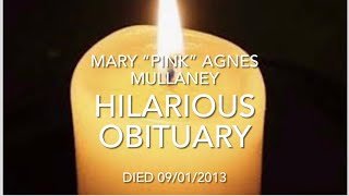 Hilarious Obituary Written by Family Members of “Pink”